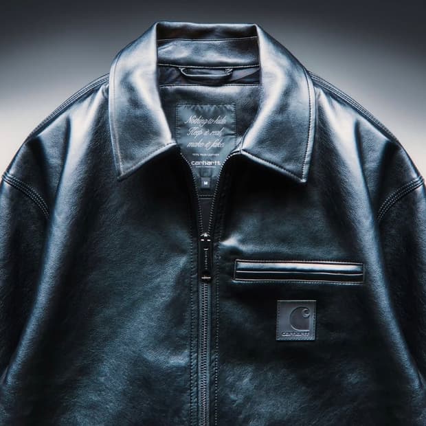 칼하트 wip 디트로이트 가죽 자켓