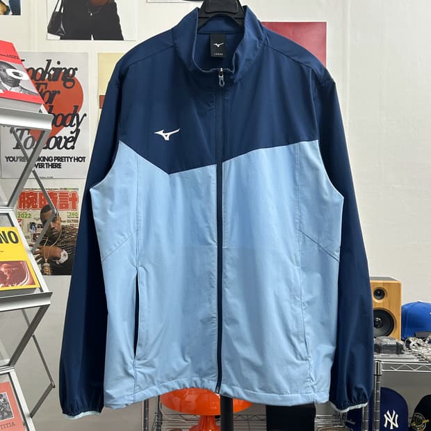 미즈노 컬러 블락 윈드브레이커 바람막이
