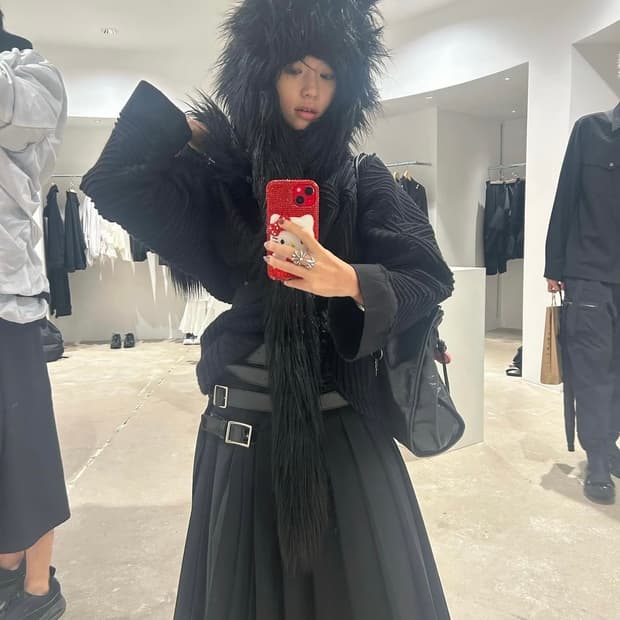 Junya watanabe belt skirt 나야와시님 착용