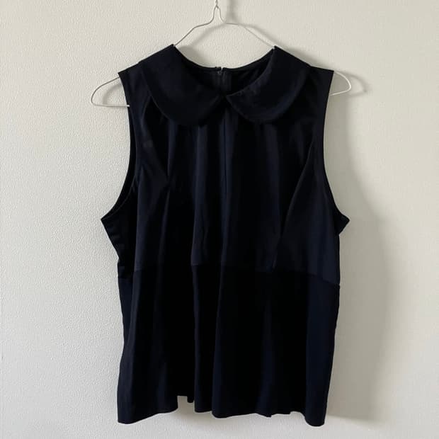 꼼데가르송 라운드 카라 슬리브리스