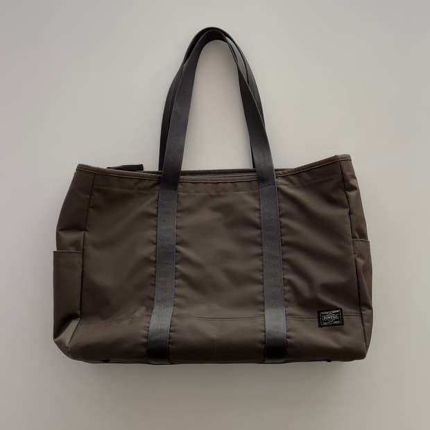 요시다 포터 드라이브 브라운 토트백