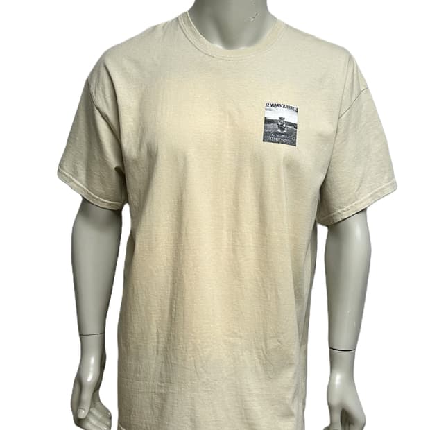 미군 기념 카키색 라운드 반팔 티셔츠 (XL) (만원샵)