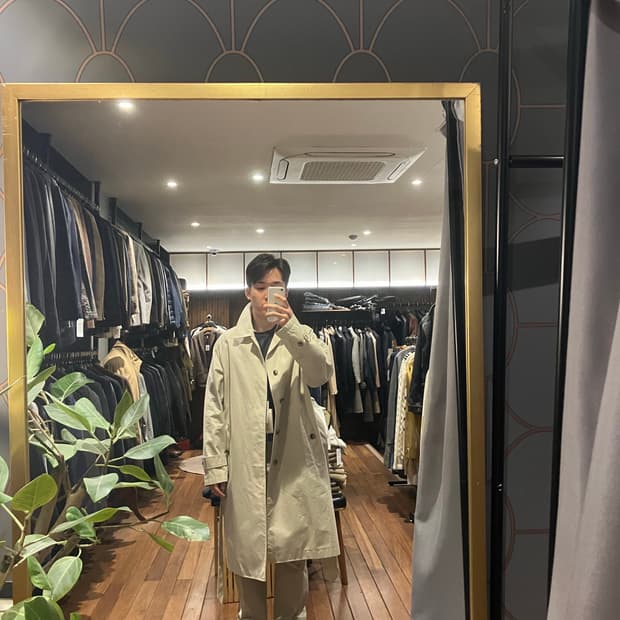 [급매] 수트서플라이 트렌치코트 50 새상품 판매