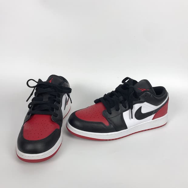 나이키 에어조던 1 로우 GS 바시티 레드 신발 키즈245 (240)