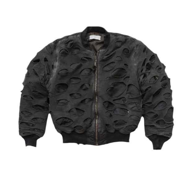 알렉산더 디제노바 오일 리버시블 봄버자켓