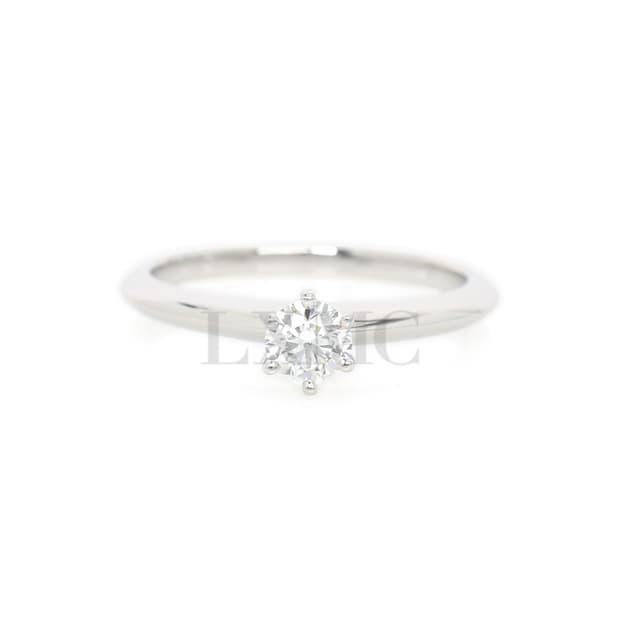 티파니 0.31CT 다이아 반지 플래티늄 티파니셋팅 웨딩링 11호