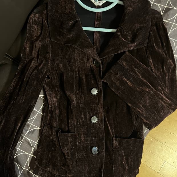 벨벳 셔츠(브라운)