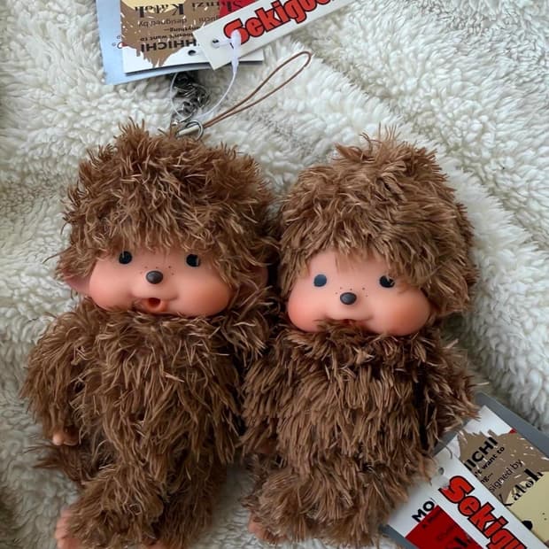 몬치치 신지카토 밤티 인형 키링