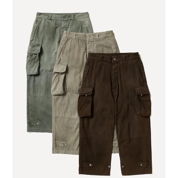 A.PRESSE 26SS Vintage FA HBT M-47 Pants