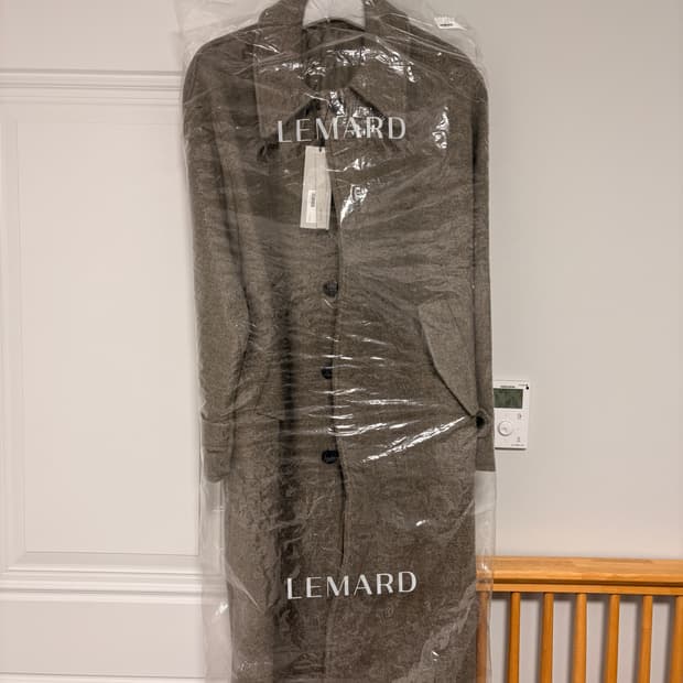 르마드 울 발마칸 롱 코트