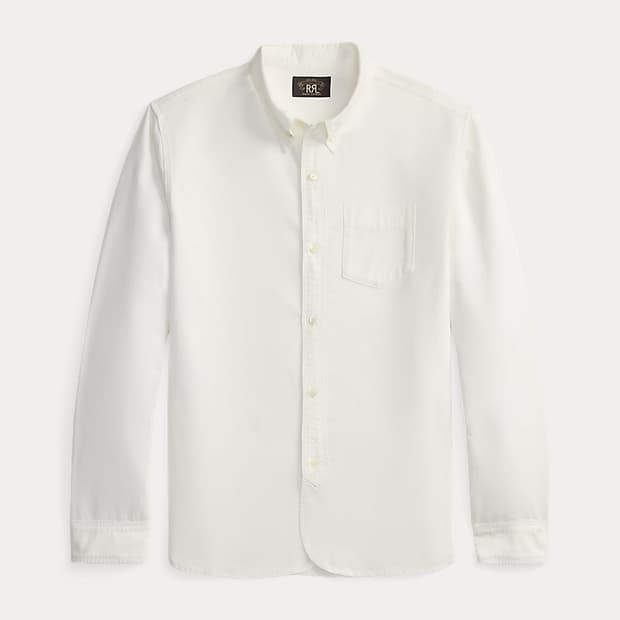 RRL 셀비지 디테일 옥스포드 워크셔츠