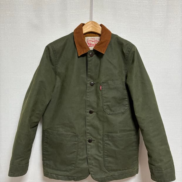 리바이스왁스코튼워크자켓