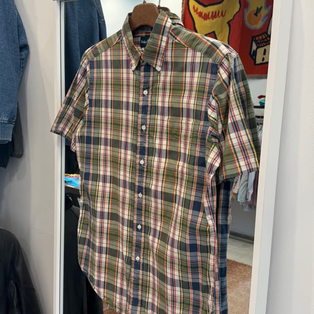 Polo RL 폴로 랄프로렌 CLASSIC 체크 반팔 셔츠