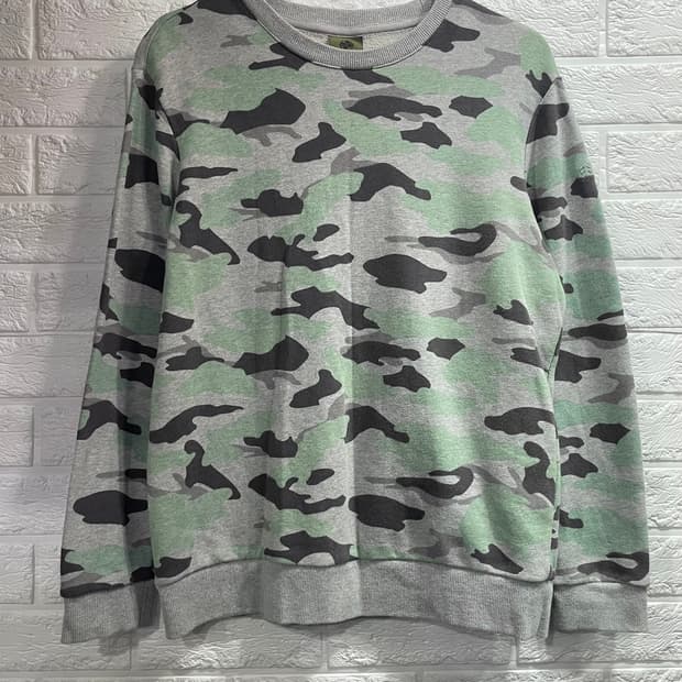 코오롱스포츠 카모맨투맨 95 면100%