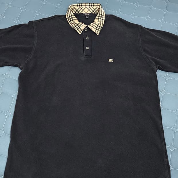 90s 빈티지 버버리 피케 셔츠 Made in Great Britain