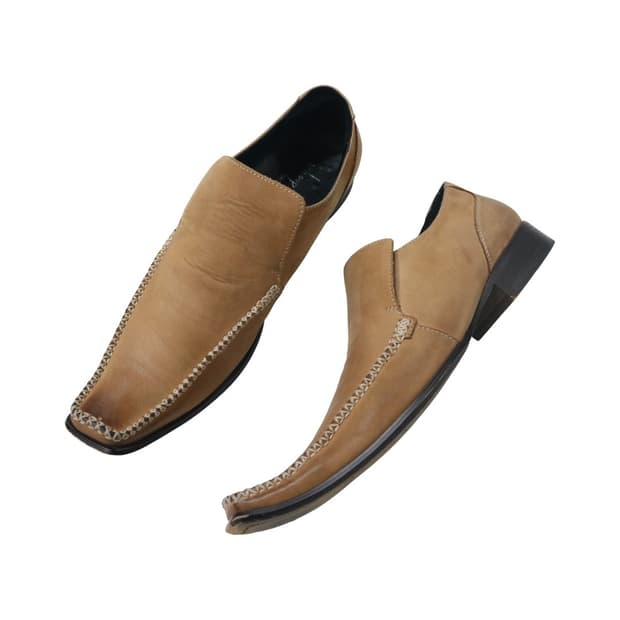 훕데두 스퀘어토 레더 부츠