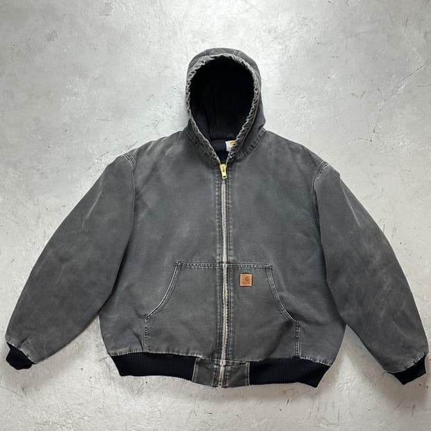 OG 칼하트 J130 BLK 액티브 자켓 칼하트 후드 자켓