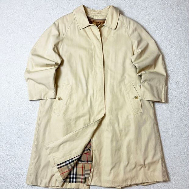버버리 90's 재팬 노바체크 안감 트렌치 코트 PN7220