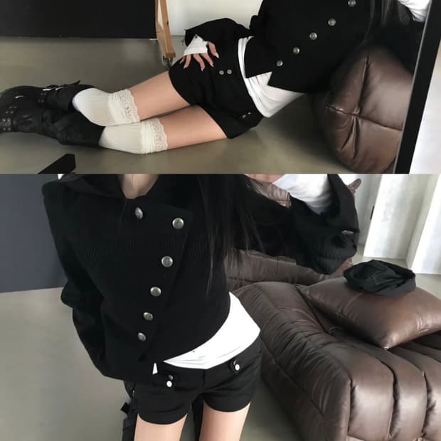 나폴레옹 후드 자켓