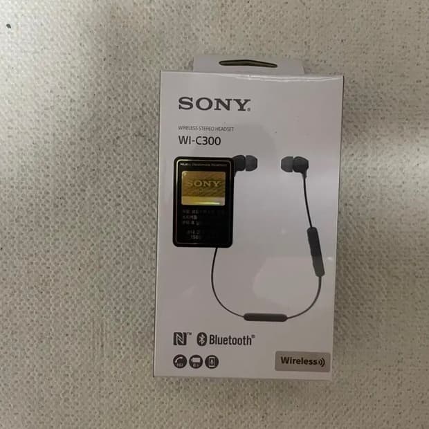 새상품 소니 WI-C300 무선 블루투스 이어폰
