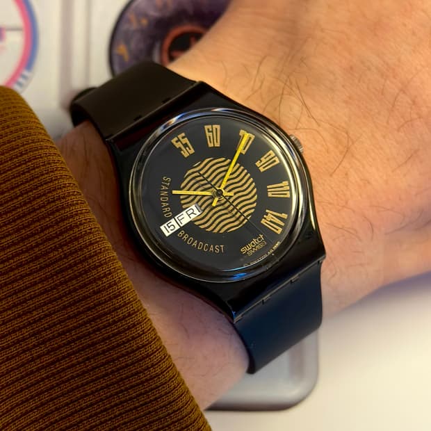 90년판) 빈티지 스와치 스탠다드 젠트 Broadcast