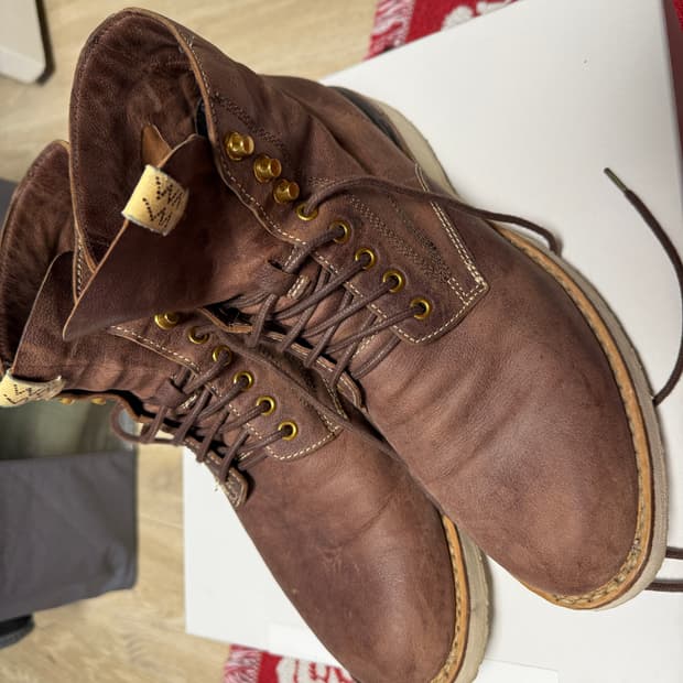 22fw visvim virgil boots-folk dk.brown