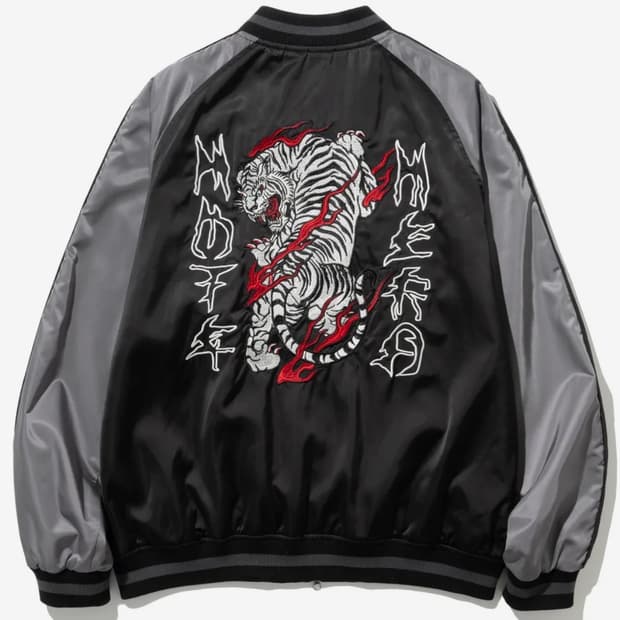 낫포너드 Tiger Satin Blouson Jacket 블랙