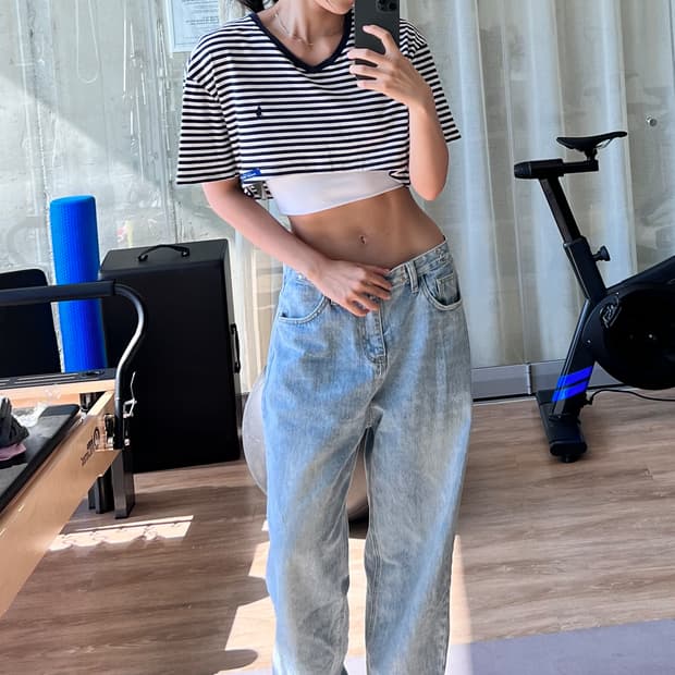 -Adidas Crop & bra top Custom