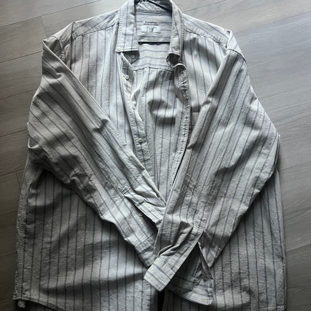 슬릭앤이지 슬릭셔츠 솔트 스트라이프 3사이즈