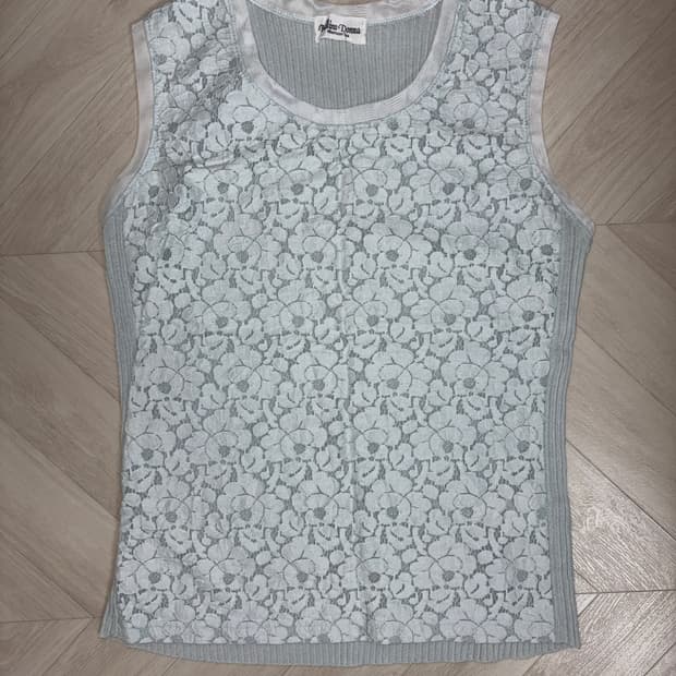 mint lace sleeveless