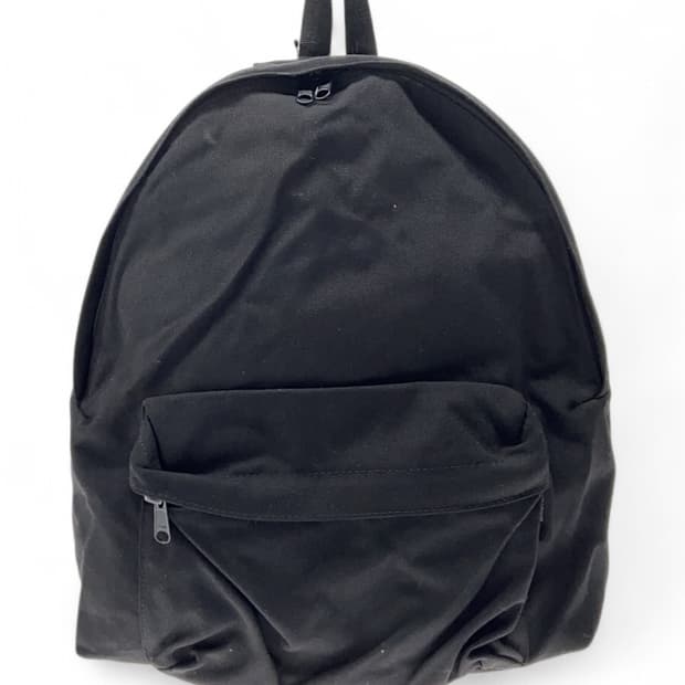 꼼데가르송 옴므 플러스 코튼나일론 백팩 블랙