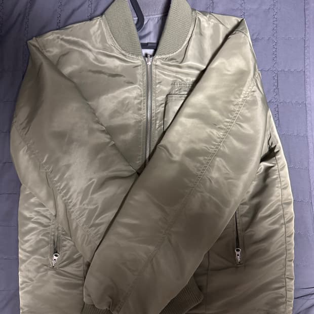 [M] ata 에이타 리버시블 ma-1 블루종