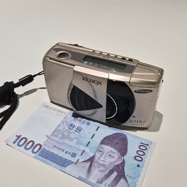 작례O 명기 보이그랜더 삼성 케녹스 z115f 파노라마 필름카메라 빈티지