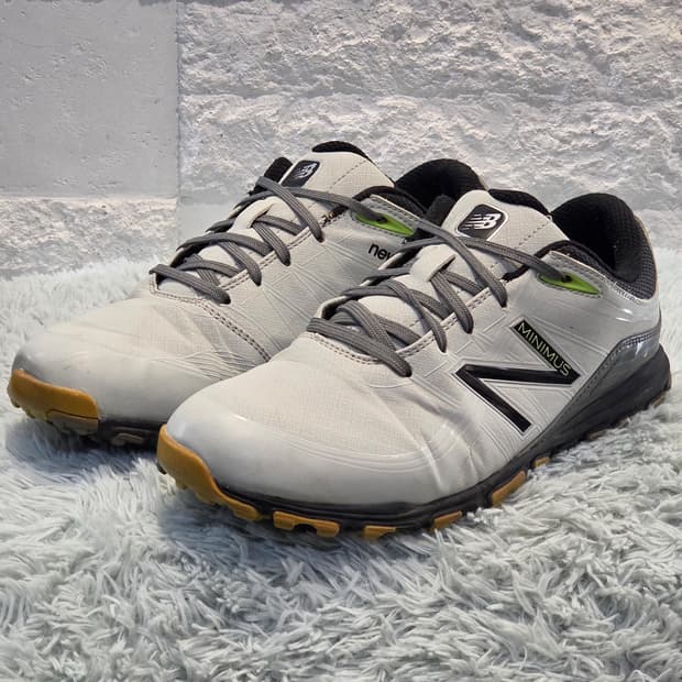 8a-16:뉴발란스 미니머스 스파이크리스 골프화 그레이(약 275-280