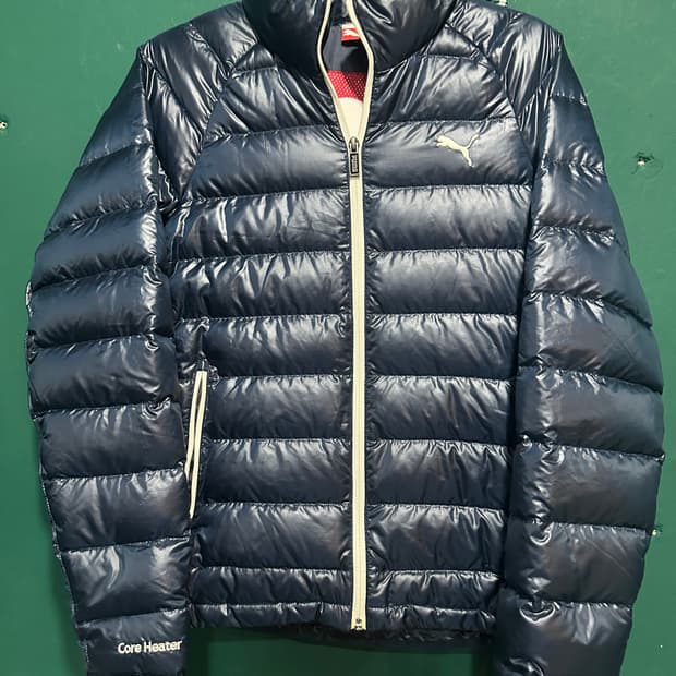퓨마 경량패딩 네이비 M