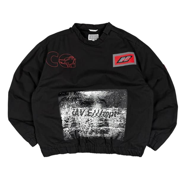 카브엠트 블랙컬러 풀오버 웜업