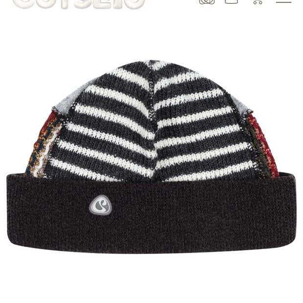 코이세이오 PATCHWORK BEANIE BROWN