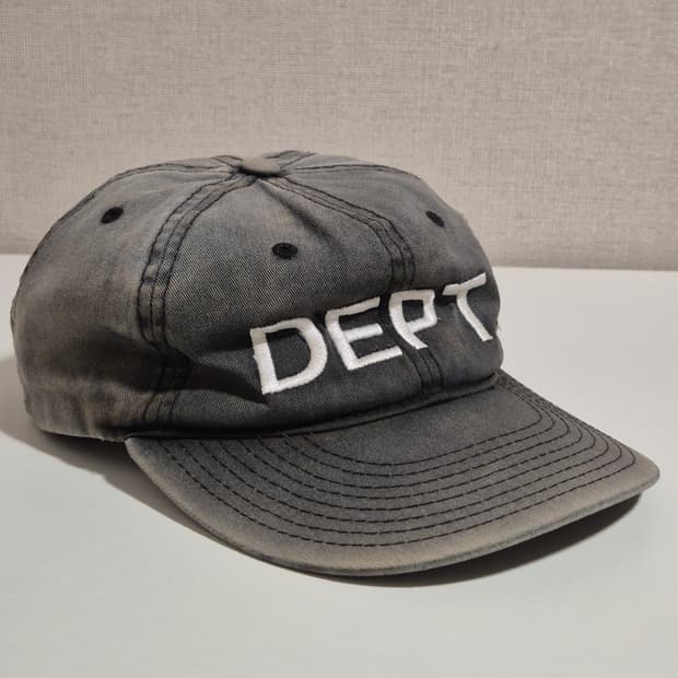 갤러리디파트먼트 에크루 DEPT 캡 (블랙워시드)