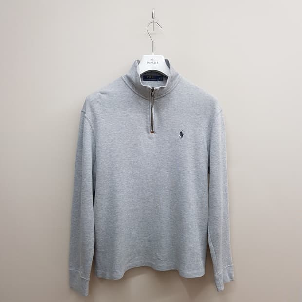 폴로 랄프로렌 면소재 하프집업 니트  M사이즈