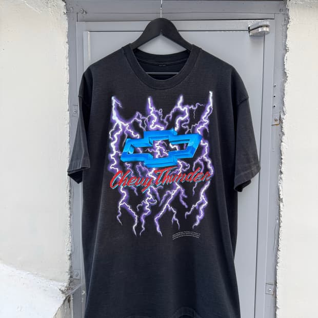 빈티지 90s CHEVY Thunder  티셔츠
