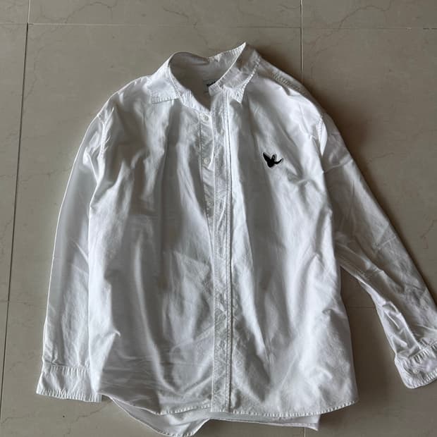 마크곤잘레스 화이트 코튼 셔츠