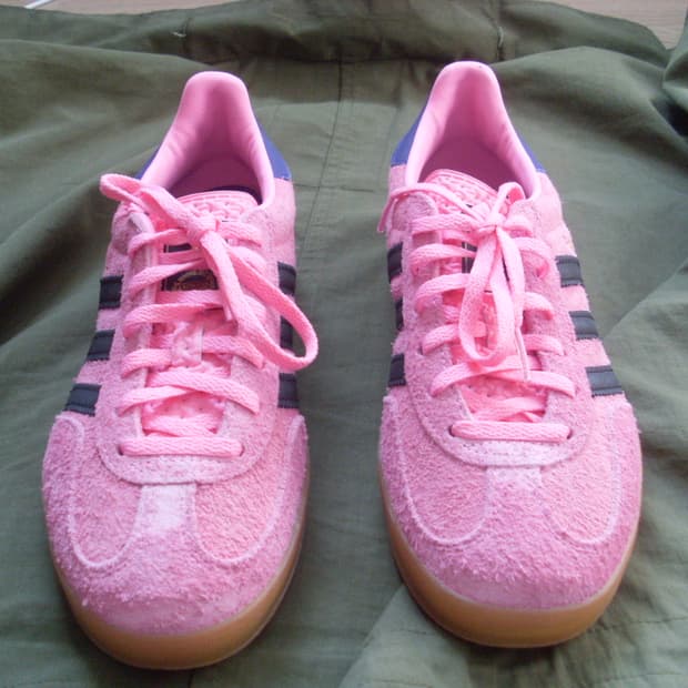 아디다스 가젤 인도어 핑크