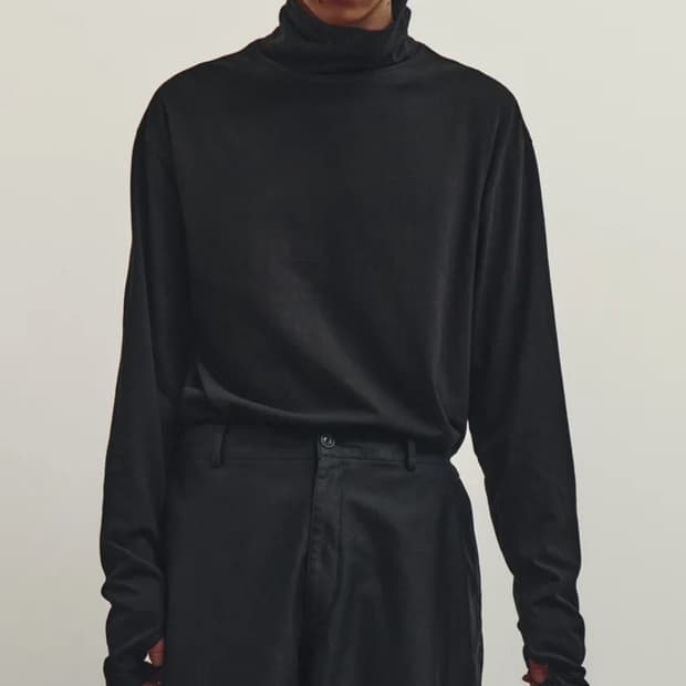 유스 핑거홀 롱슬리브 티셔츠