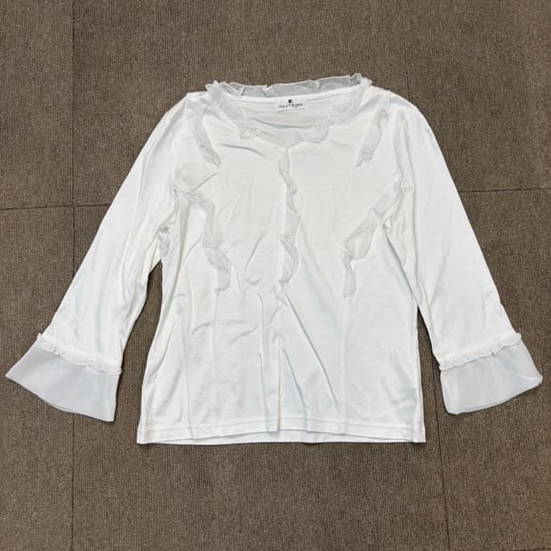 courreges 꾸레쥬 셔링 탑 