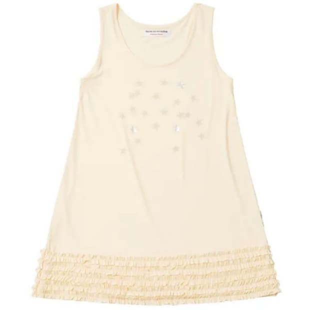 더뮤지엄비지터 스타 러플 원피스