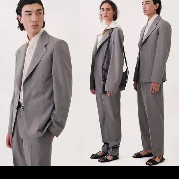 르메르 22ss 그레이 셋업