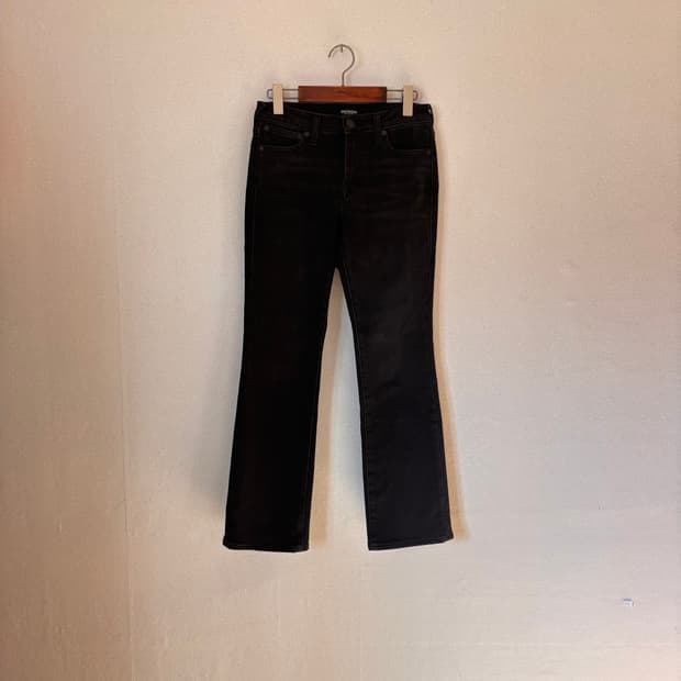 FW 트루릴리젼 블랙진 25 26 스판 기모 데님 청바지 슬림 부츠 