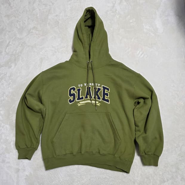 (M)TWN SLAKE 올리브 후드티