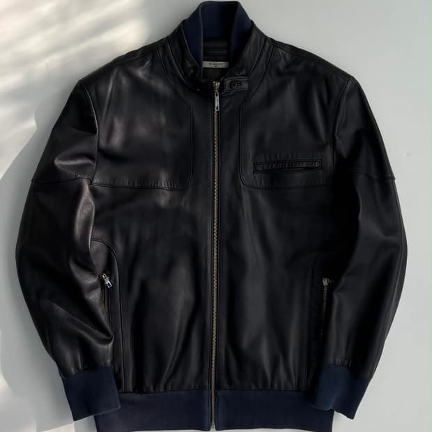 [95] 지방시 양가죽 매장판 블루종 맨즈 자켓