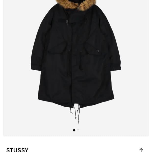 스투시x알파인더스트리 M-65 새상품